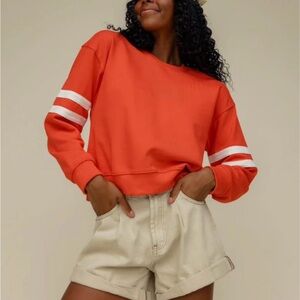 Roolee sweatshirt, varsity style.